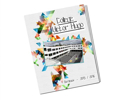 Livre A4 personnalisé avec des photos de votre établissement sur la couverture