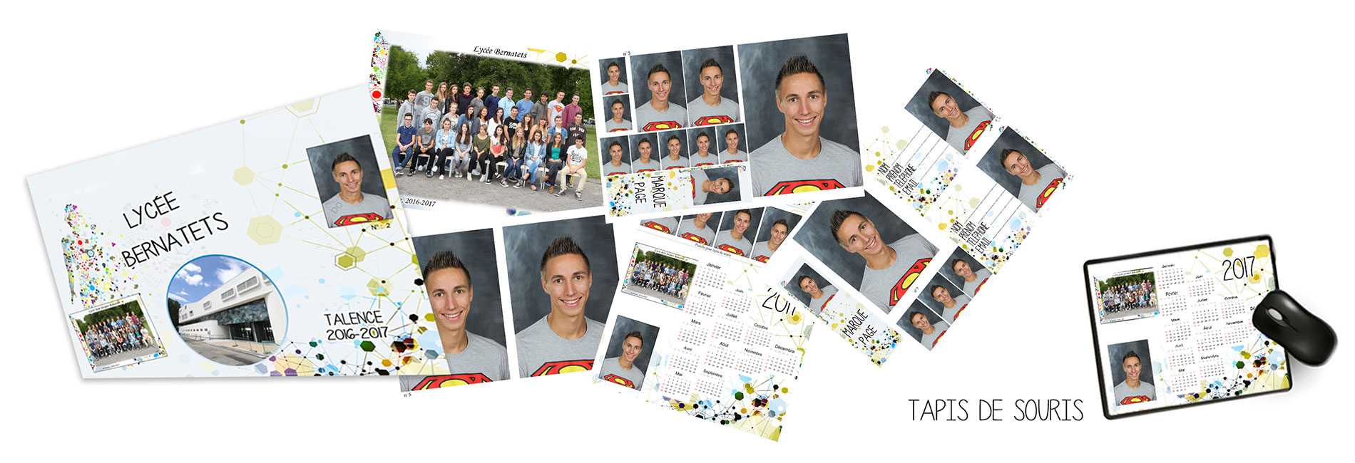 exemple de produit sur mesure photo scolaire montage des enfants de l ecole à bordeaux et en guyane